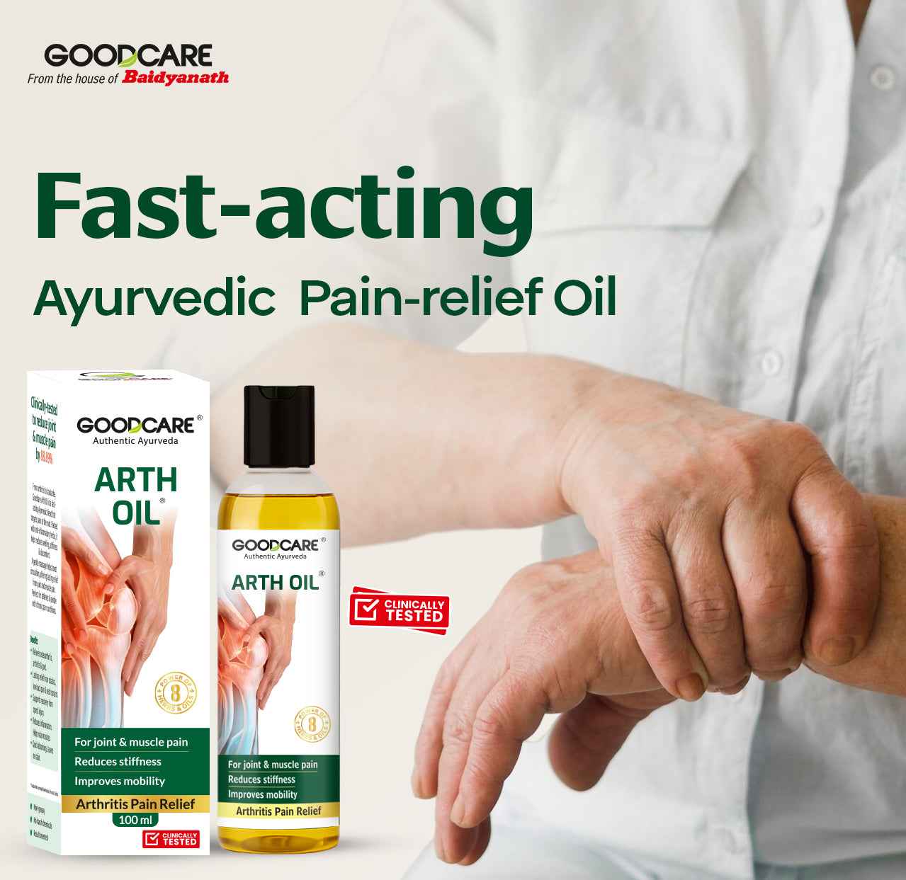 Goodcare Arth Oil An Ayurvedic Pain Relief Oil - 100ml