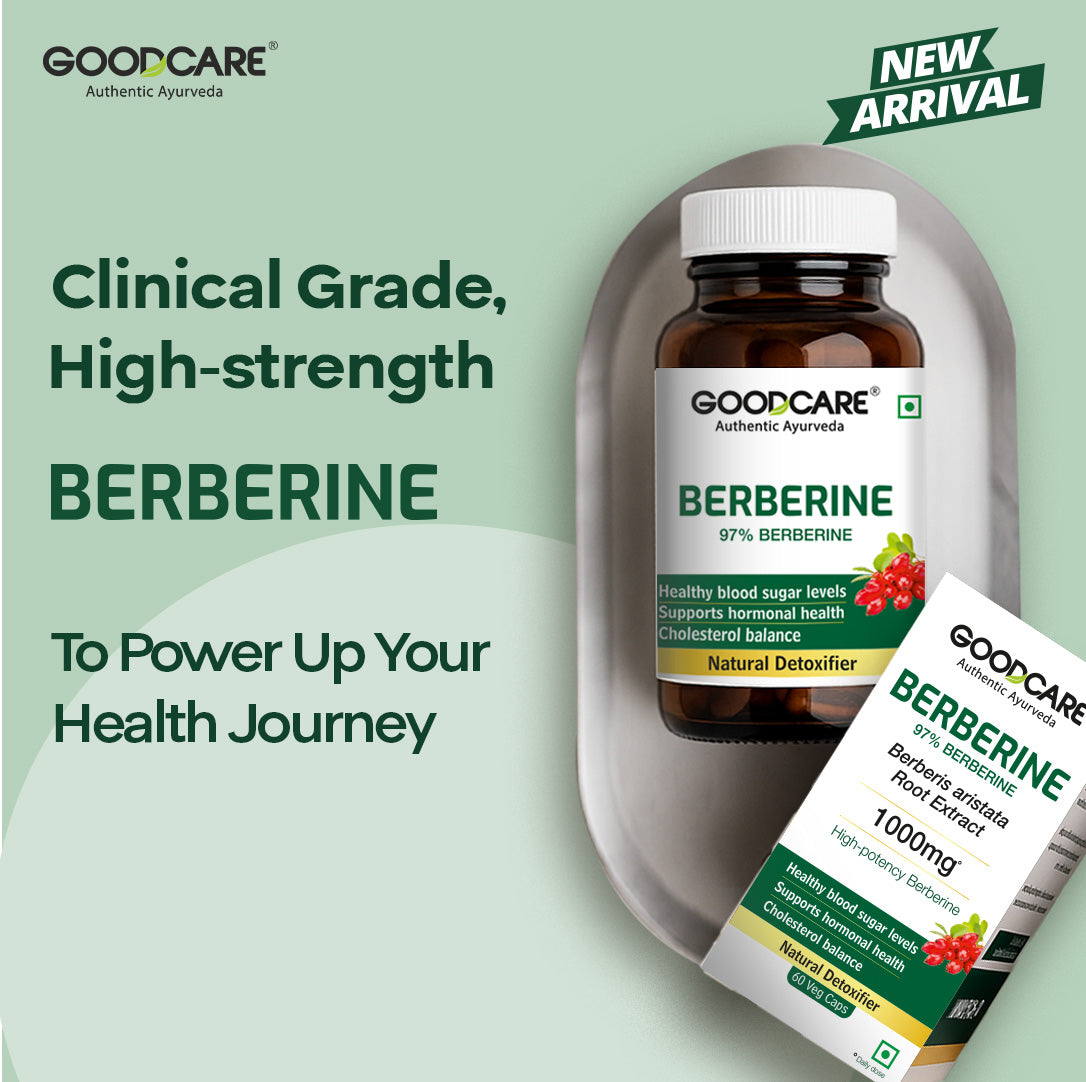 Goodcare Berberine 60 Capsules – Natural Support for Blood Sugar, Cholesterol & Metabolic Health