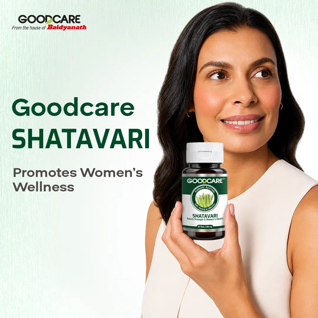 Goodcare Shatavari 60 Tablets For Women’s Strength, Energy, Immunity and Reproductive Health