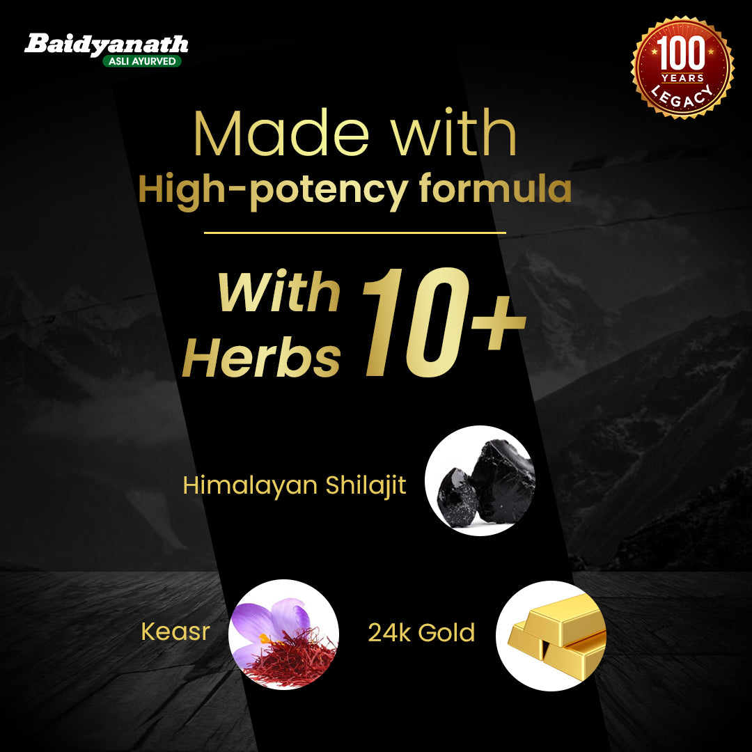 Baidyanath Himalayan Shilajit Gold- 20 Capsules