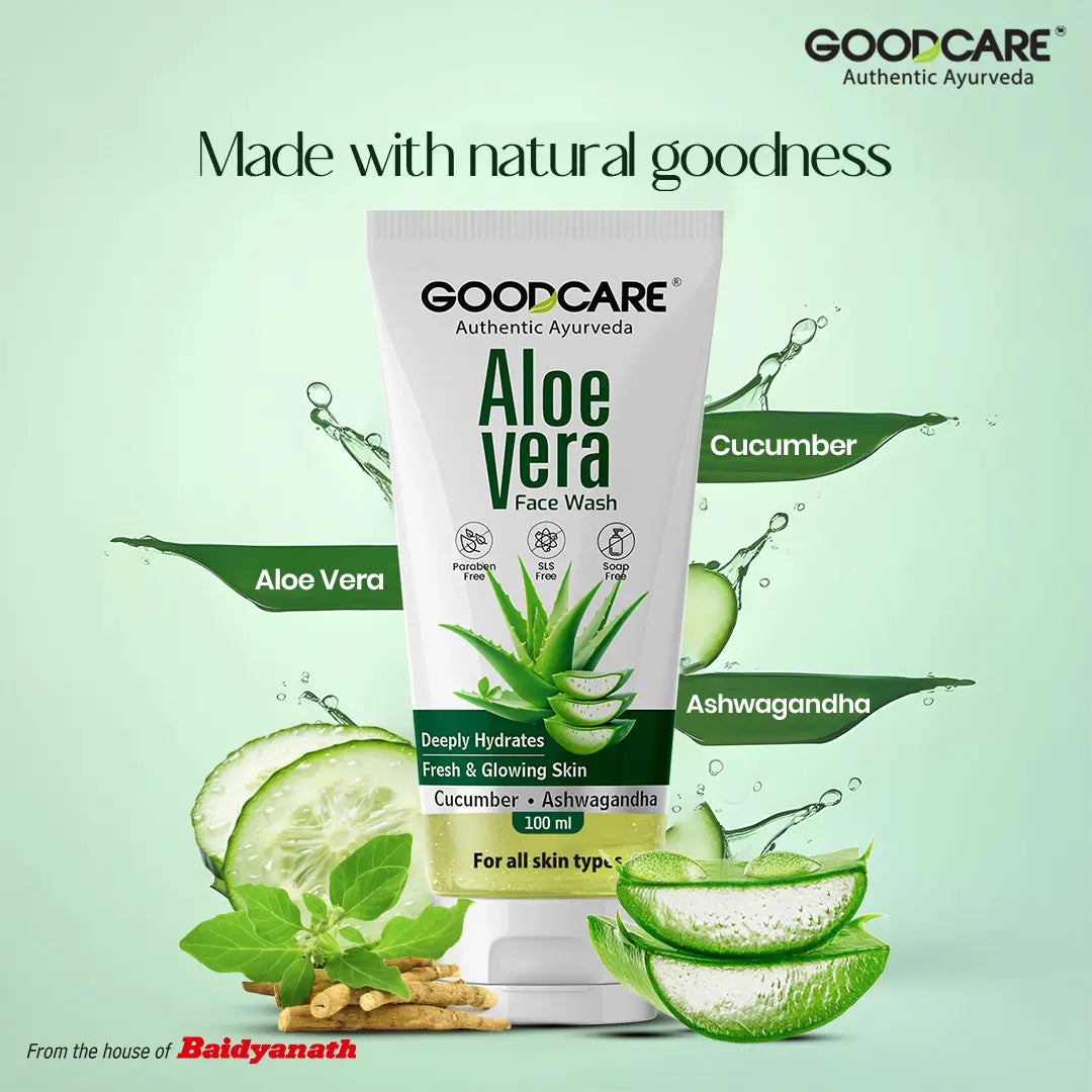 Goodcare Aloe Vera Facewash - 100 ml