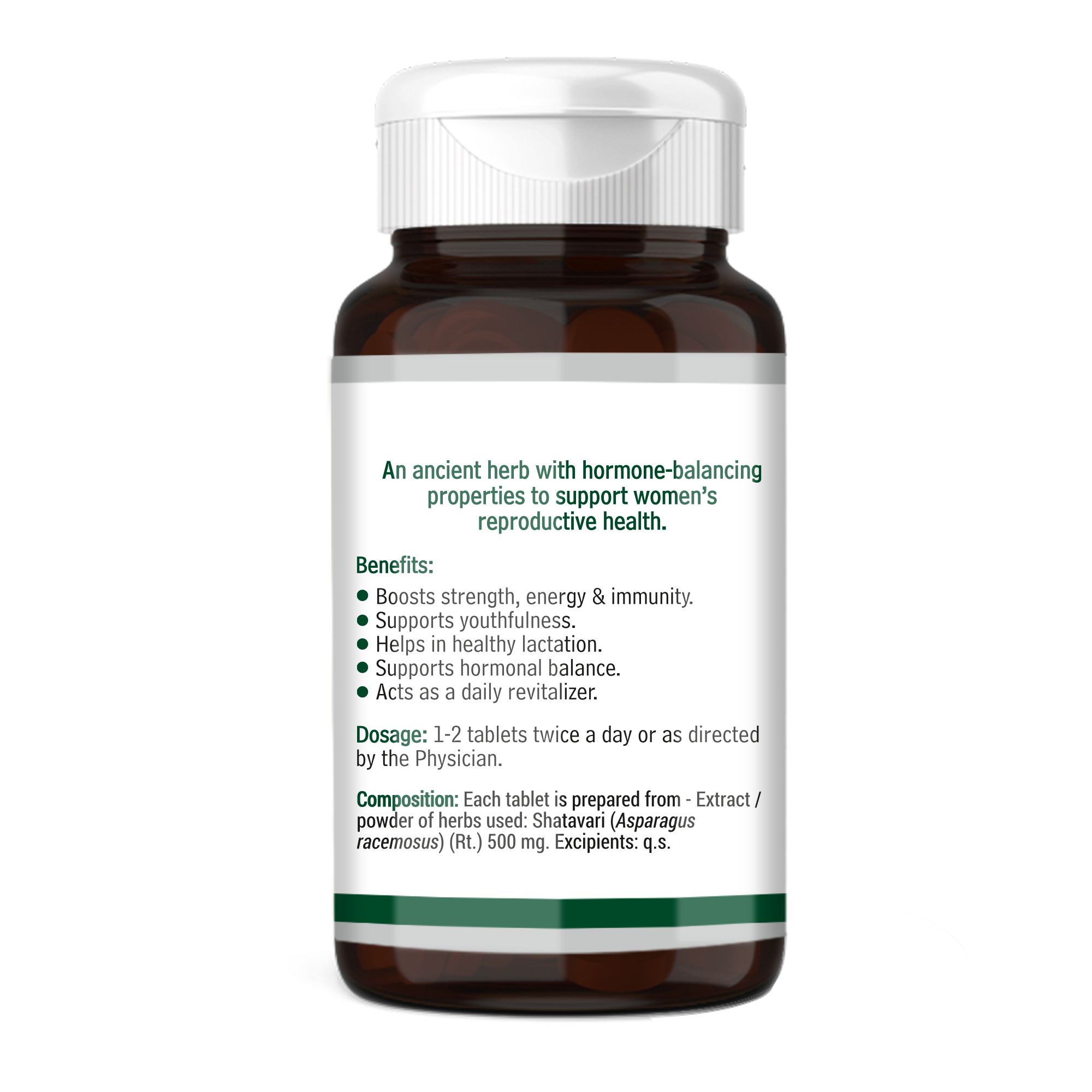 Goodcare Shatavari 60 Tablets For Women’s Strength, Energy, Immunity and Reproductive Health