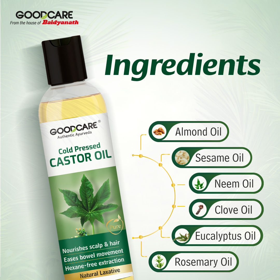 Goodcare Natural Premium Cold Pressed Castor Oil