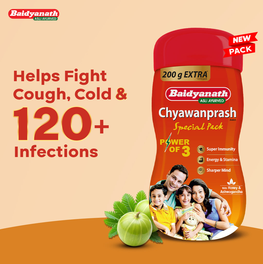 Ayurvedic Boost Pack Of Baidyanath Chyawanprash & Madhu