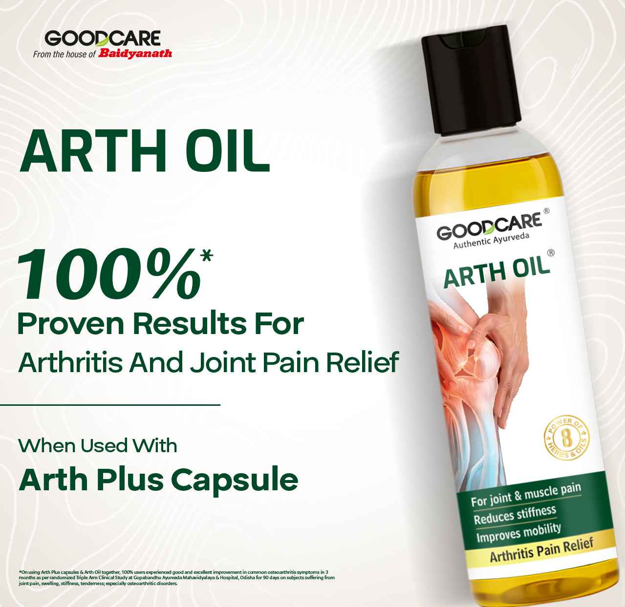 Goodcare Arth Oil An Ayurvedic Pain Relief Oil - 100ml