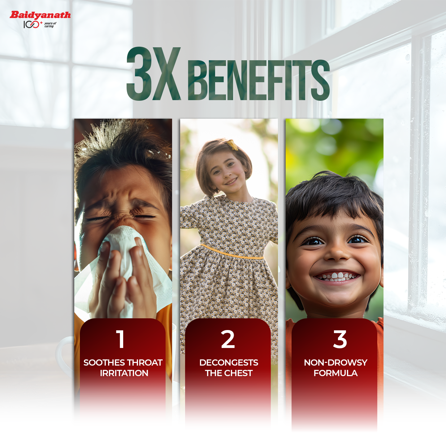 Baidyanath Kasamrit Herbal Cough Syrup - 200ml