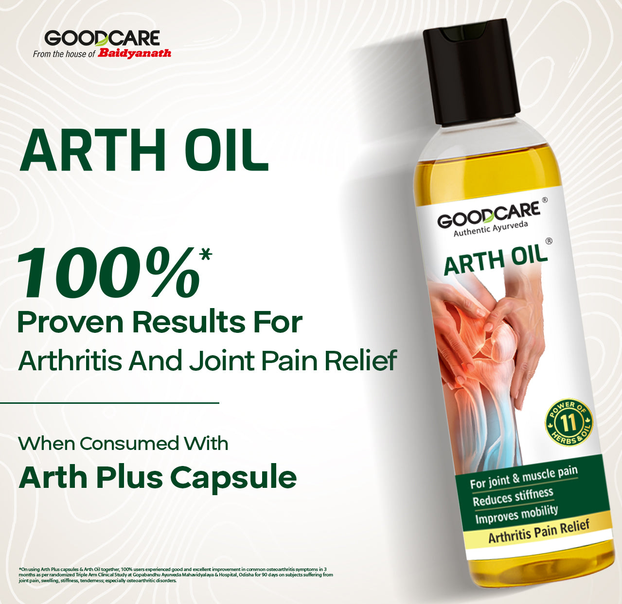 Pain Relief Arth Oil & Arth Plus Capsule Combo