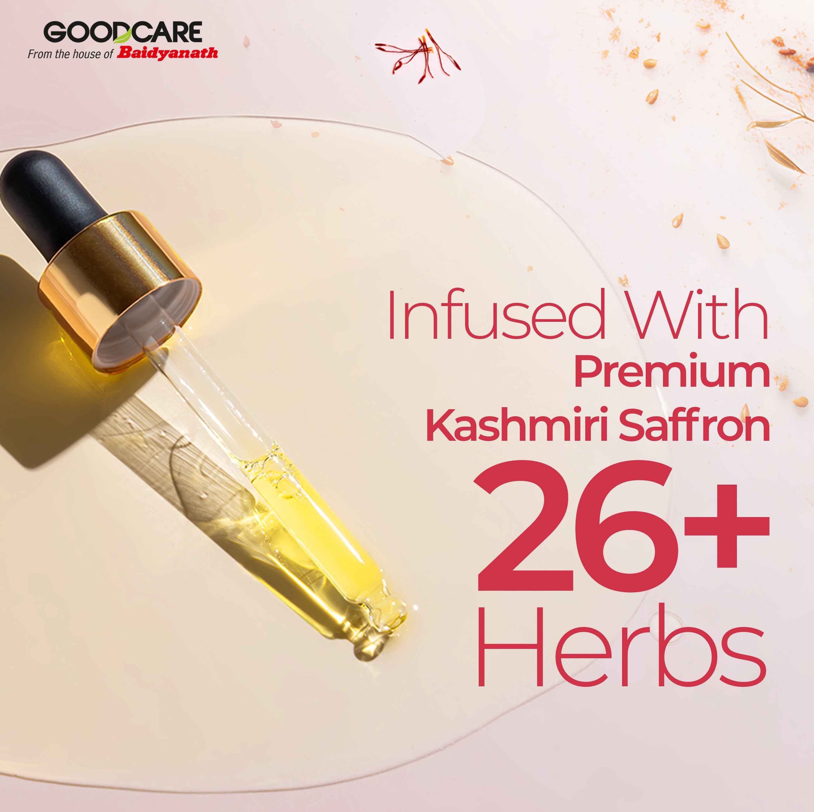 Goodcare Kumkumadi Oil – Ayurvedic Night Serum with Kashmiri Saffron - 30ml