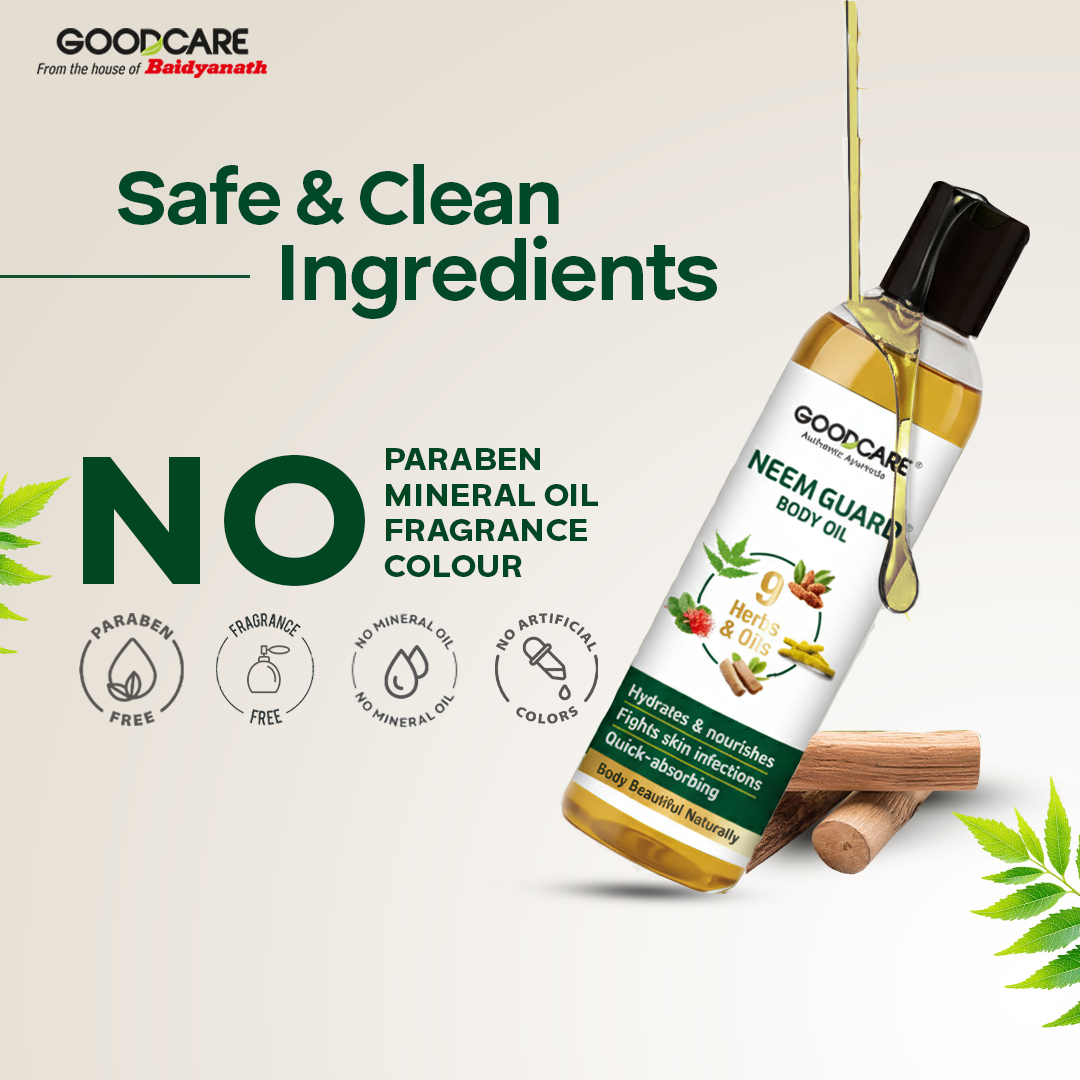 Goodcare Neem Guard Body Oil - 200ml