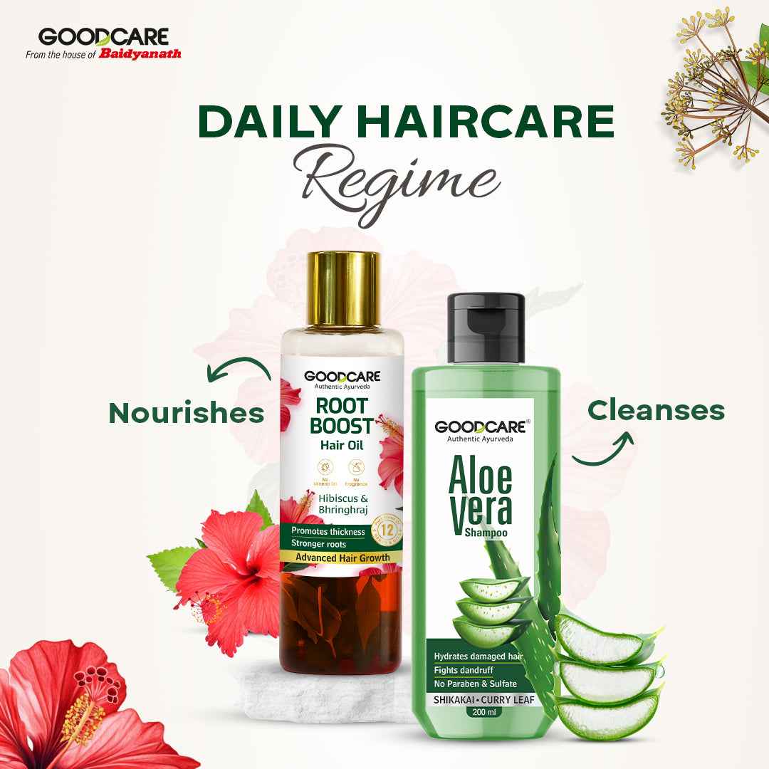 Goodcare Root Boost Hair Oil – With Hibiscus & Bhringraj - 100 ml