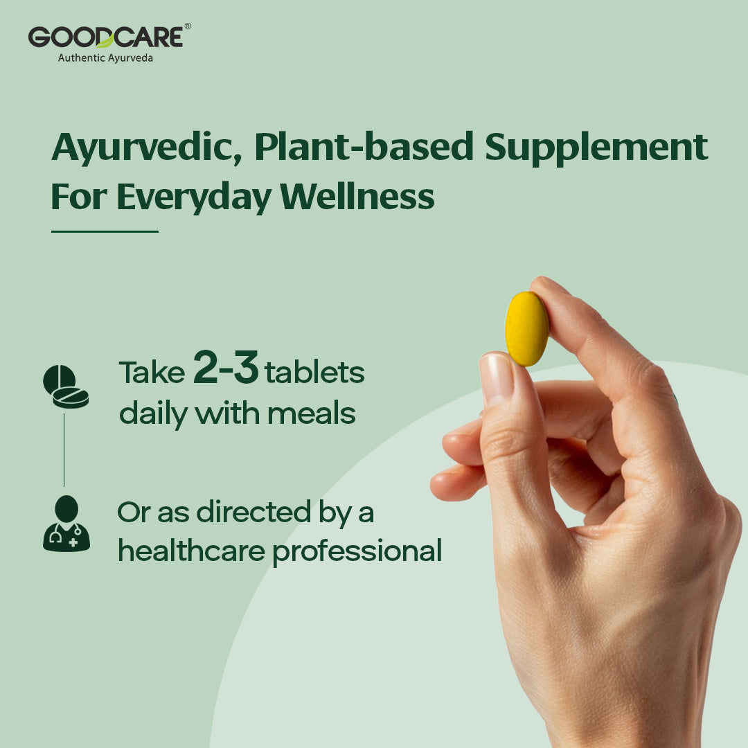 Goodcare Curcumin Tablets 60 Count | 95% Curcuminoids with Black Pepper & Ginger | Joint Comfort, Mobility & Immunity Support