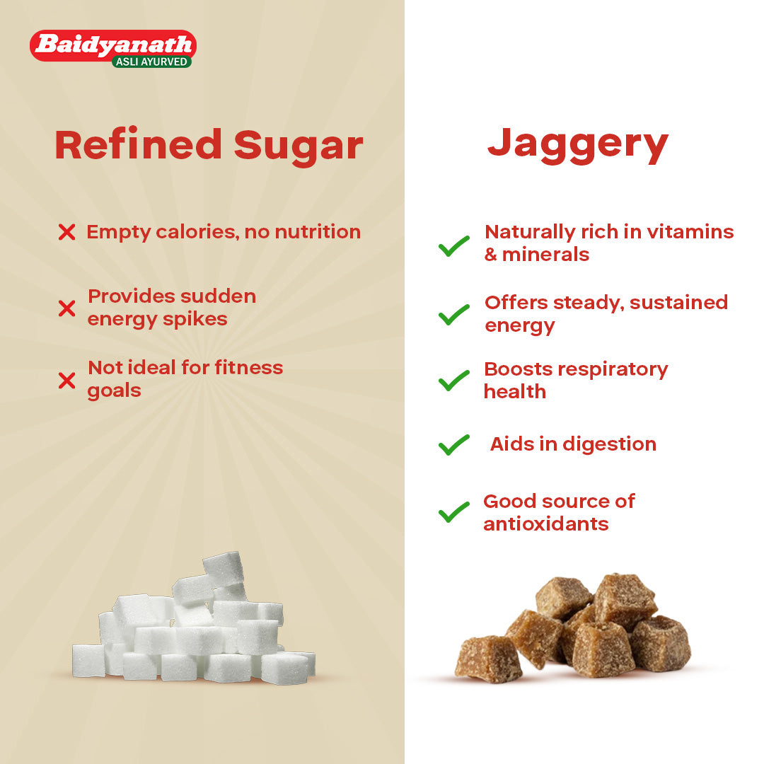 Chyawanprash Jaggery for Better Immunity, Strength & Digestive Health - 900g