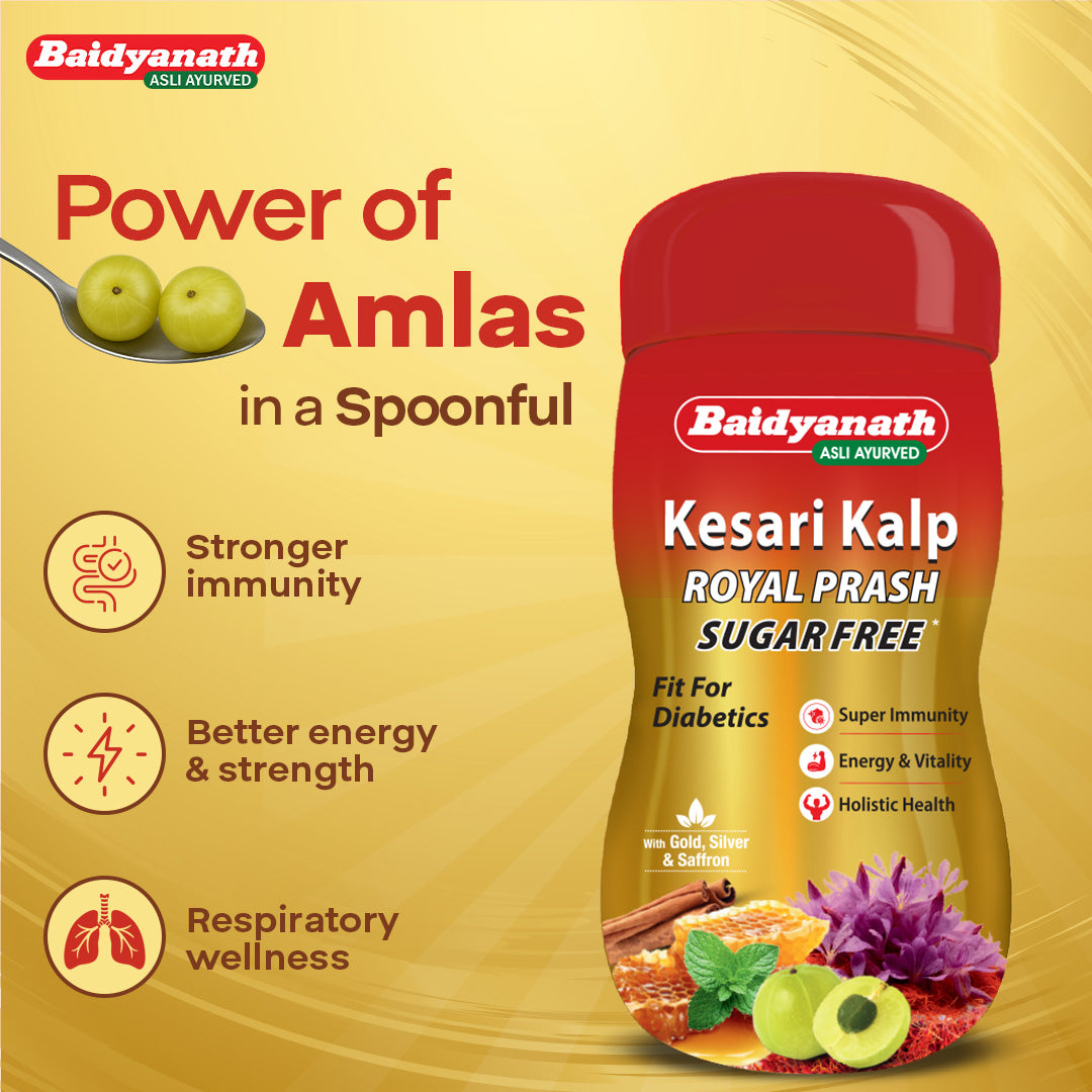 Baidyanath Kesari Kalp Royal Chyawanprash Sugar Free - 1 Kg