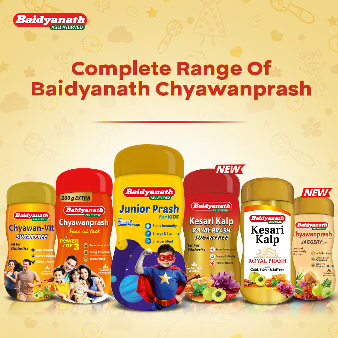 Baidyanath Junior Prash-Immunity Booster With Madhu combo - 500gm Each