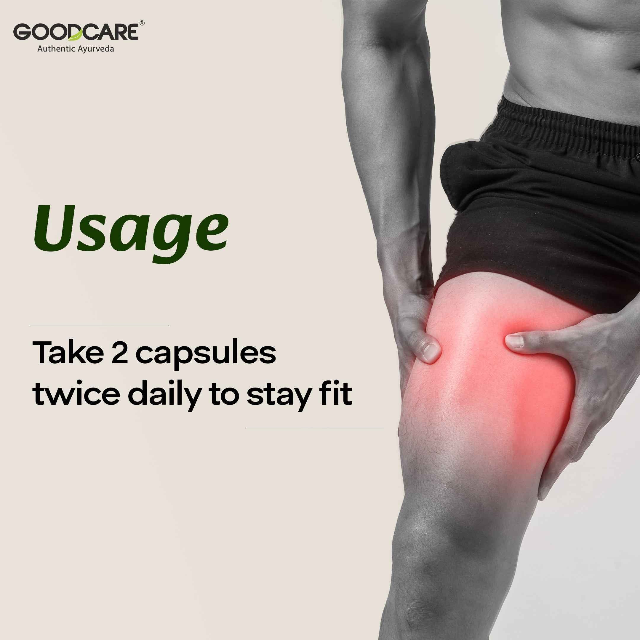 Goodcare Arth Plus – Fast-Acting Relief for Joint & Muscle Pain - 60 Capsules