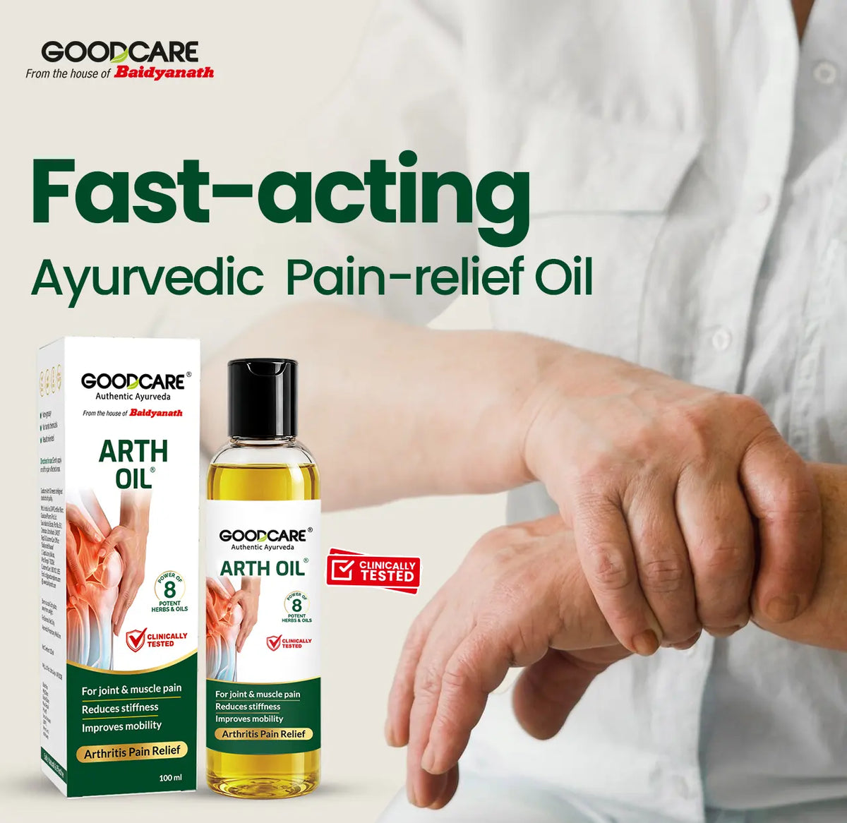 Goodcare Arth Oil An Ayurvedic Pain Relief Oil - 100ml