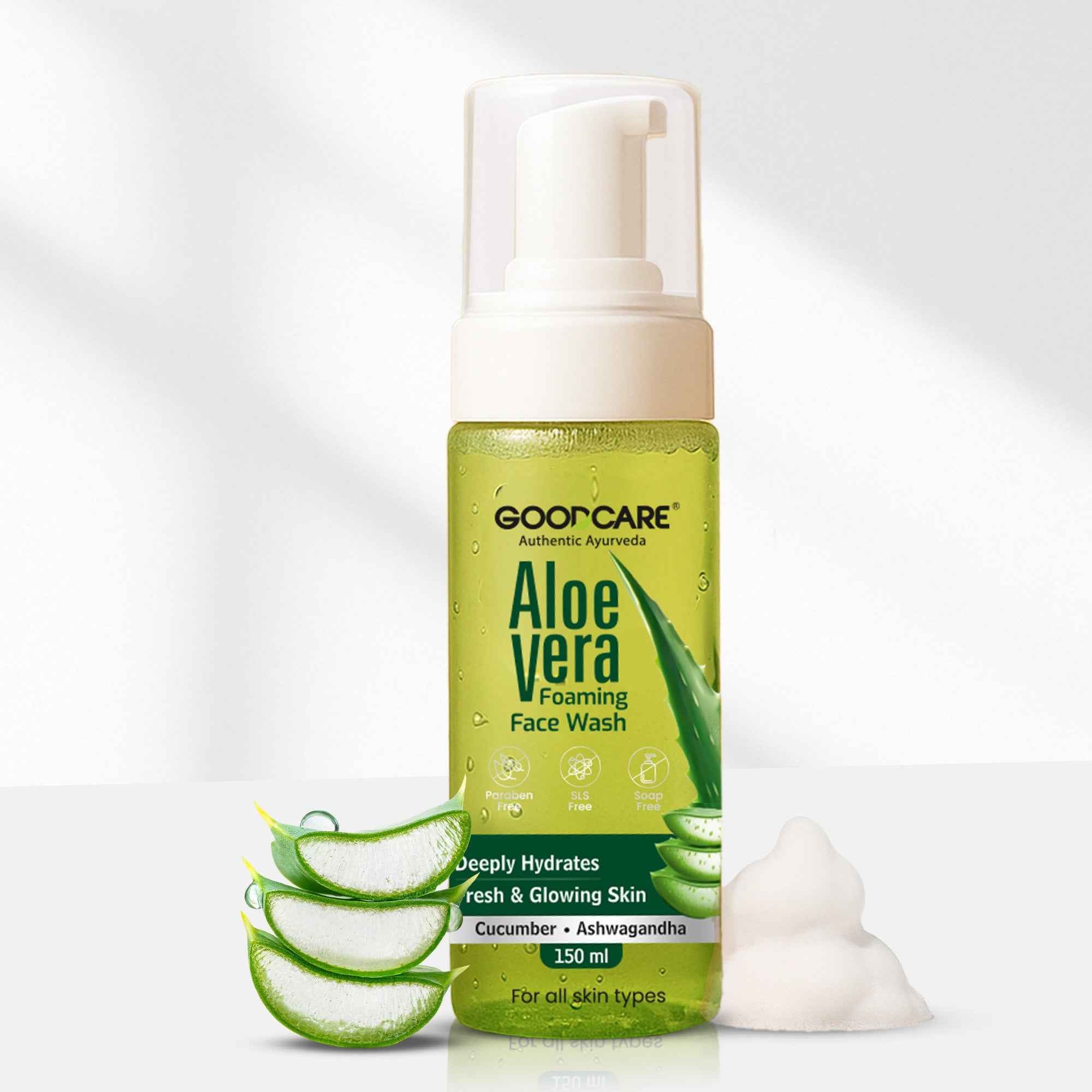 Aloe Vera Foaming Face Wash - 150 ML - Baidyanath