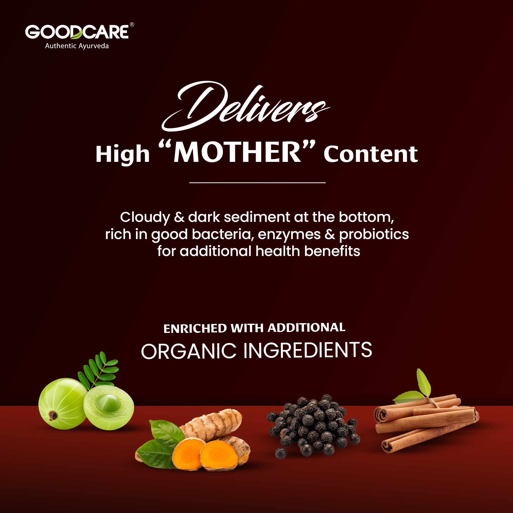 Goodcare Organic Apple Cider Vinegar- 500 ML