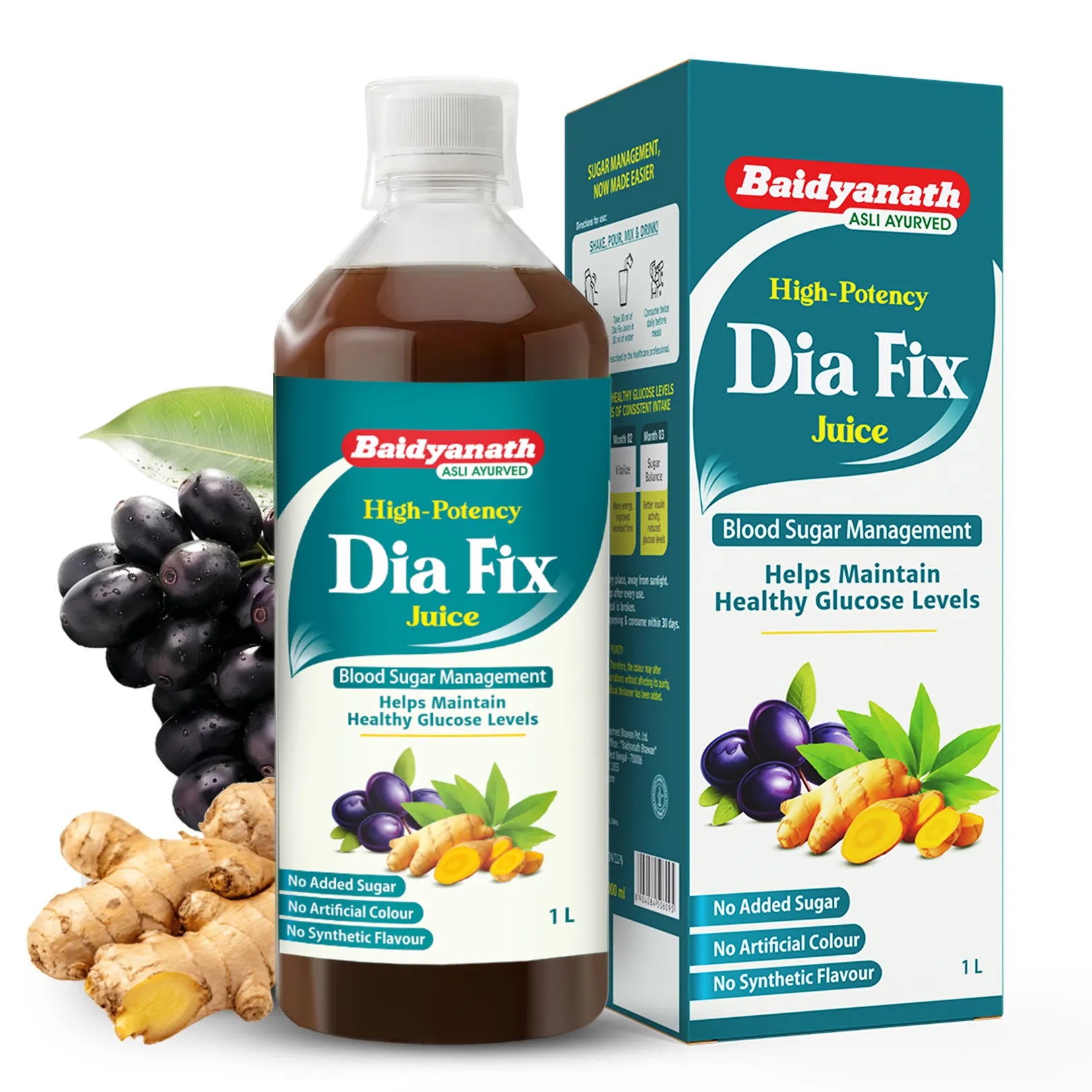 Baidyanath Dia Fix Juice - 1 Ltr