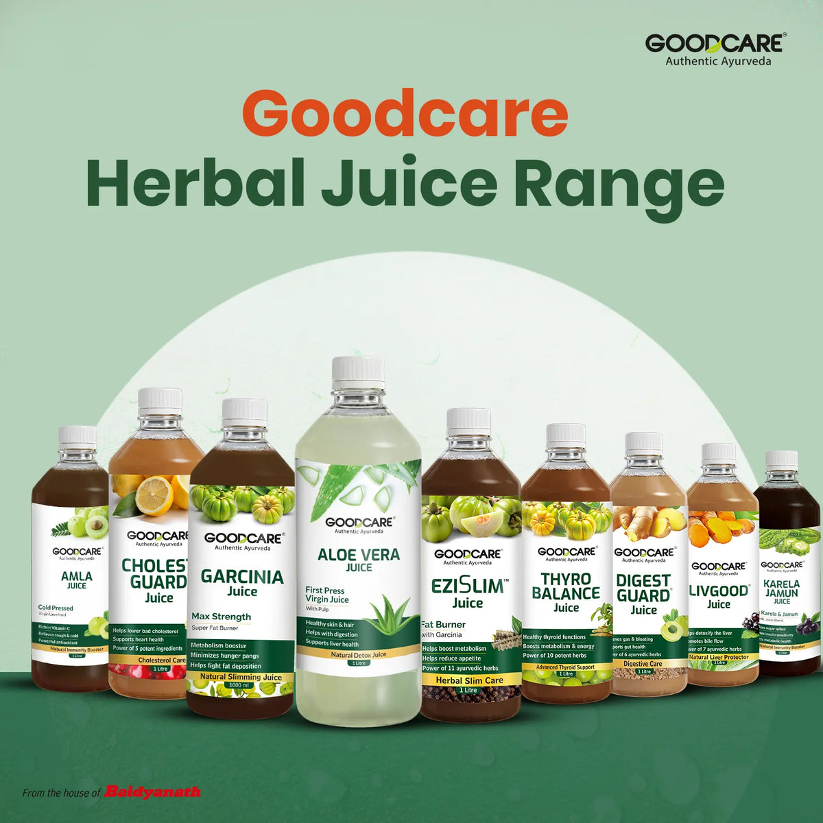 Goodcare Aloe Vera Juice | First Press Virgin Juice | 1 Litre