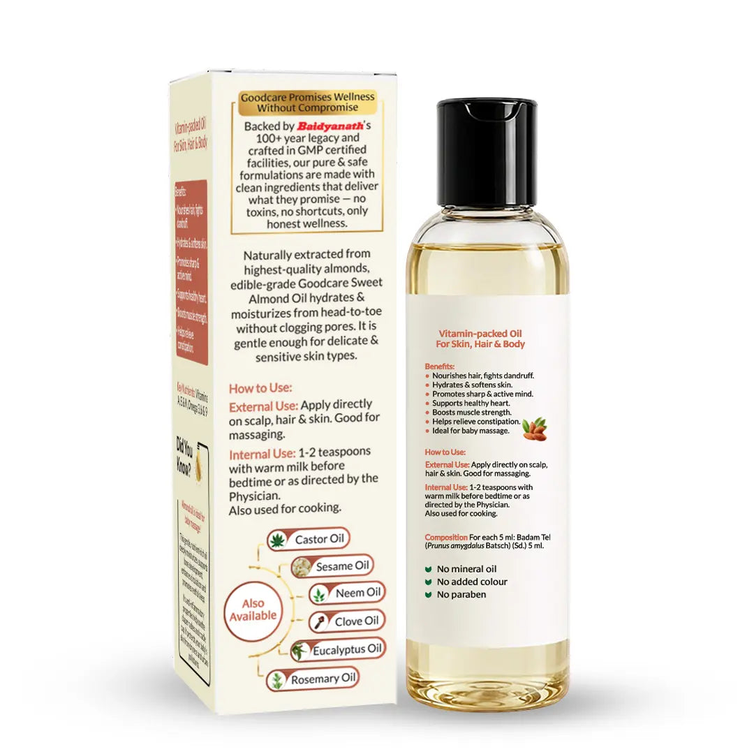 Goodcare Rogan Badam-Natural Sweet Almond Oil