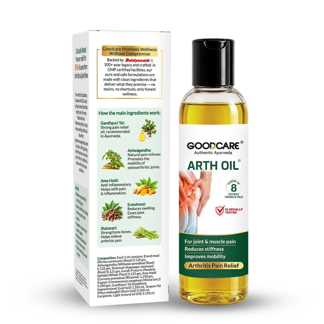 Goodcare Arth Oil An Ayurvedic Pain Relief Oil - 100ml