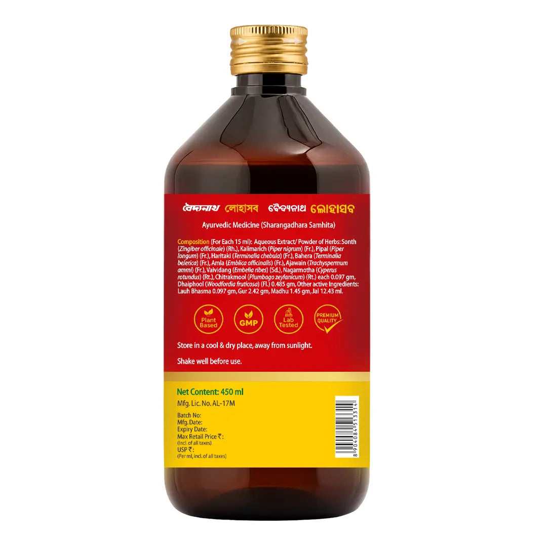 Baidyanath Lohasava 450 ml
