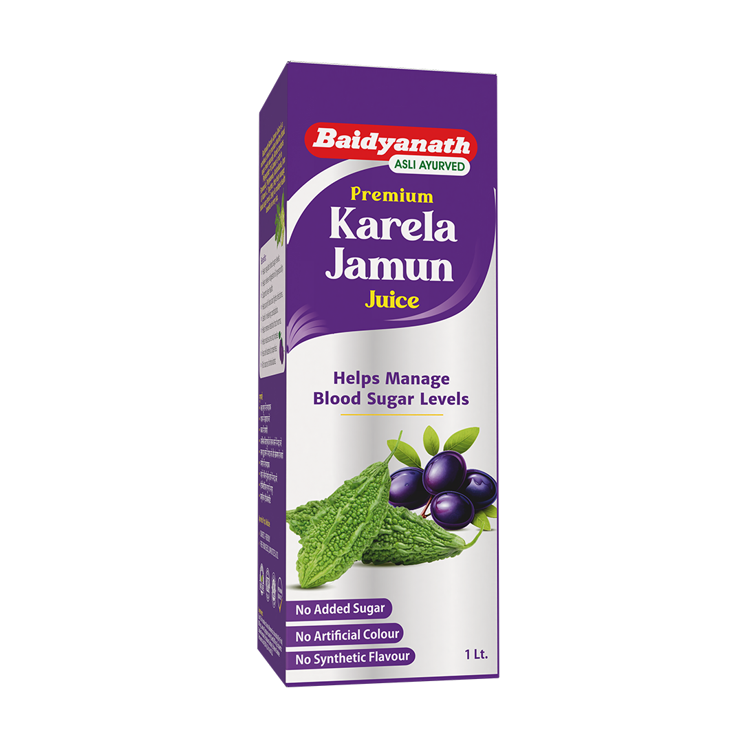 Karela Jamun Juice Maintain Healthy Blood Sugar Levels-1 Ltr