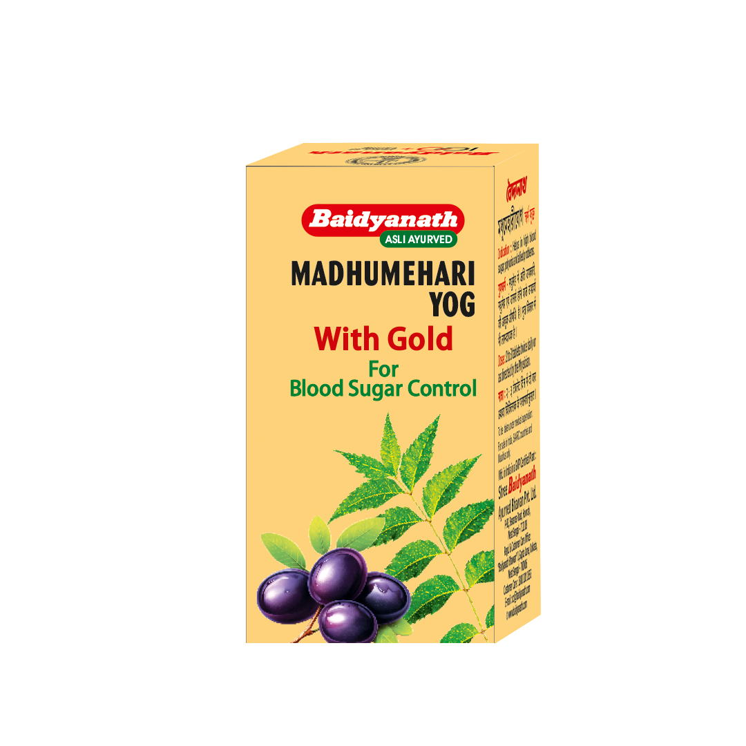 Madhumehari Yog With Gold- Effective In Managing Blood Sugar - 30 Tablets