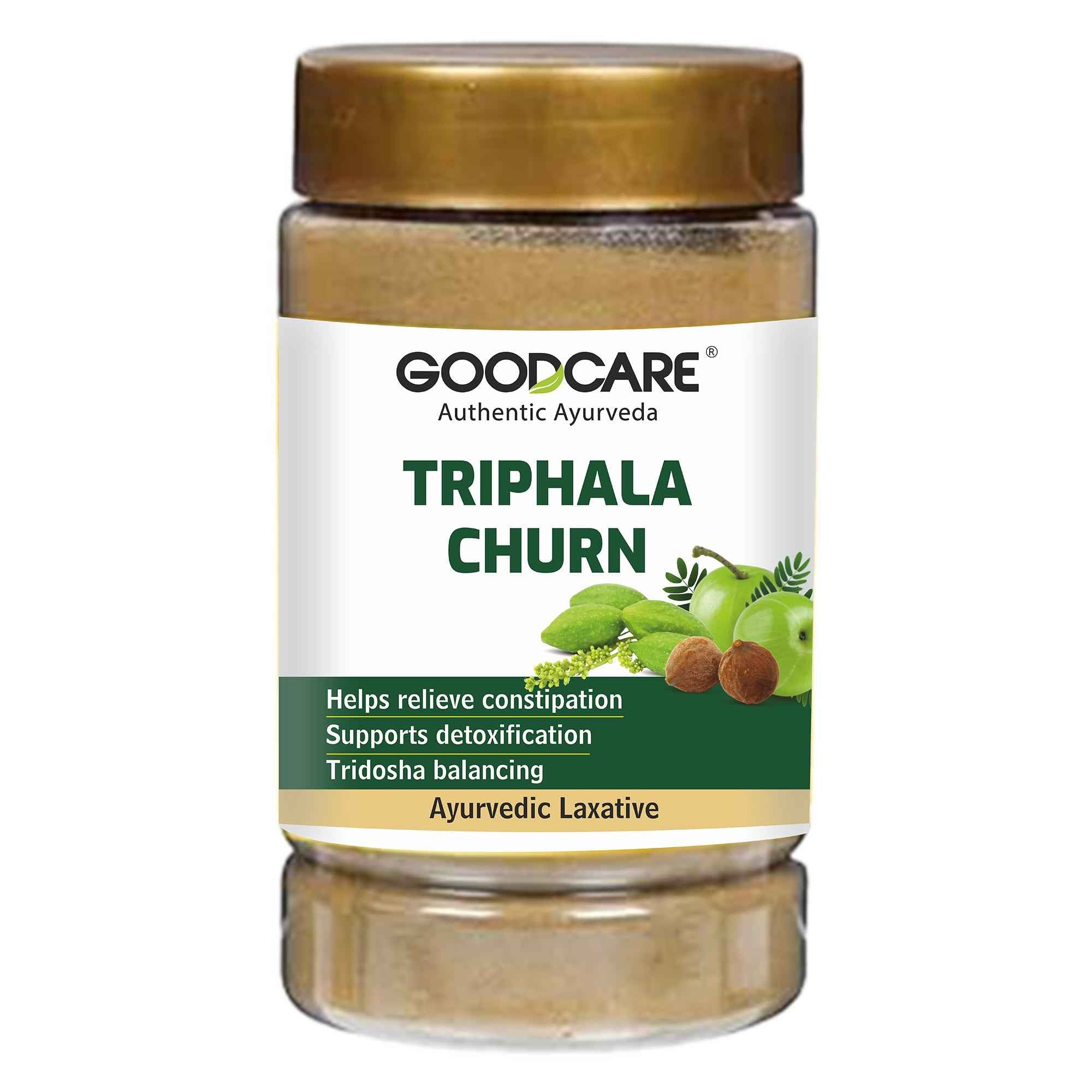 Goodcare Triphala Churna – Ayurvedic Laxative & Detox for Healthy Digestion - 500 Gm