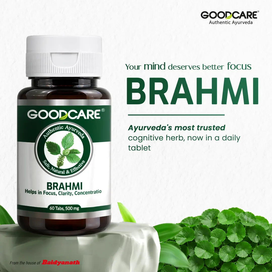 Goodcare Brahmi 60 Tablets With Cognitive-Enhancing Properties
