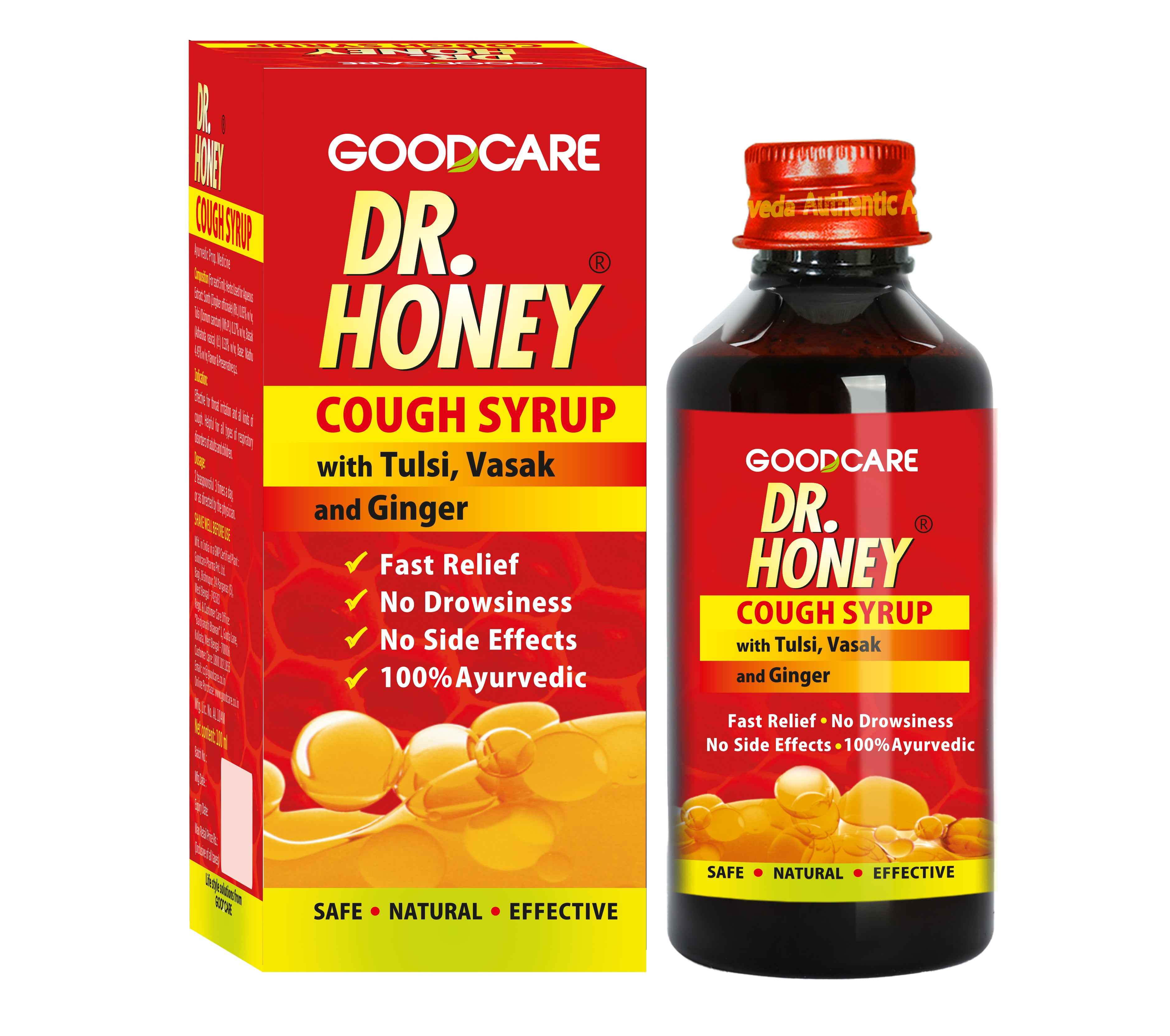Goodcare Dr. Honey Cough Syrup-100 Ml - Baidyanath