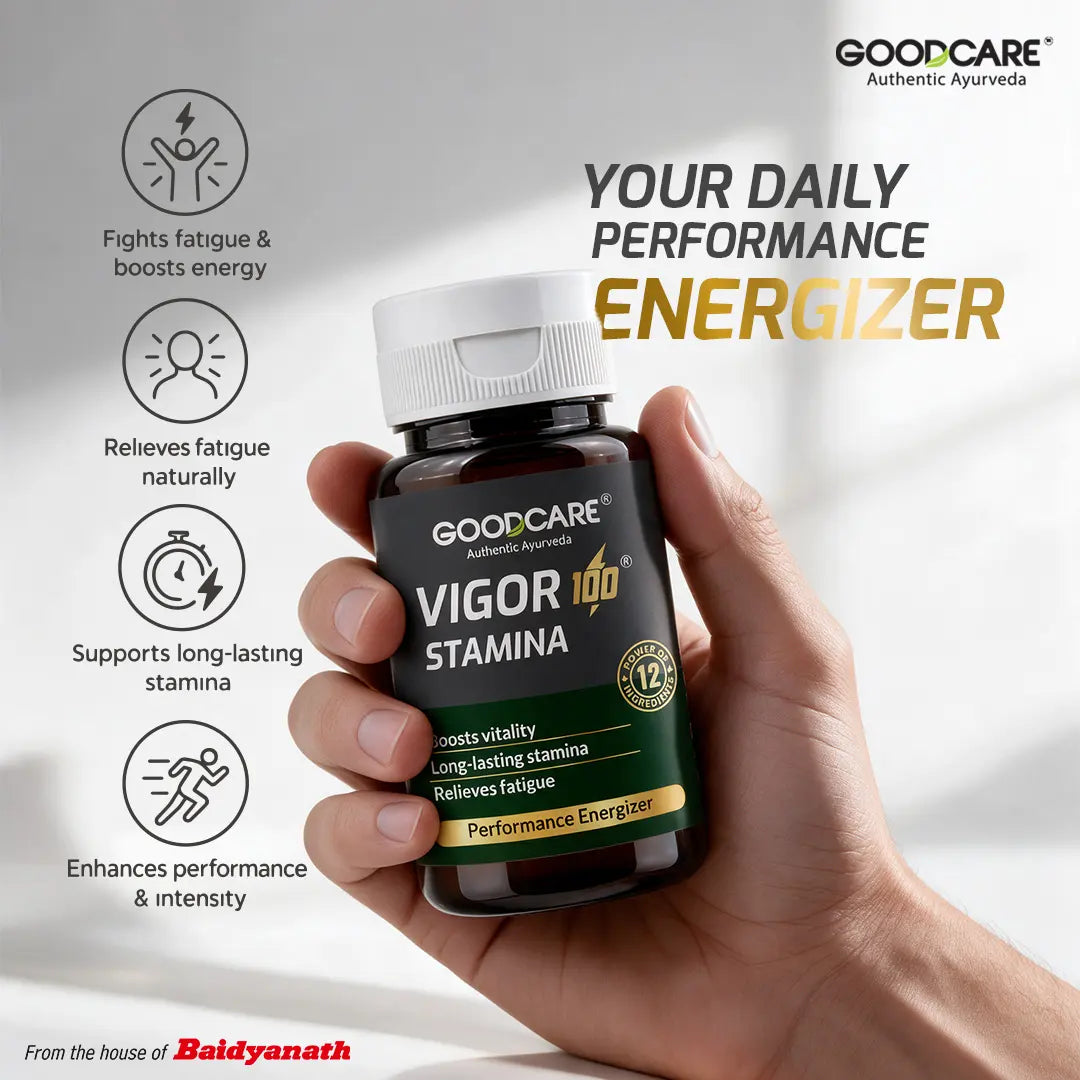 Goodcare Vigor 100 Stamina Capsule For Vitality & Energy - 30 Capsules