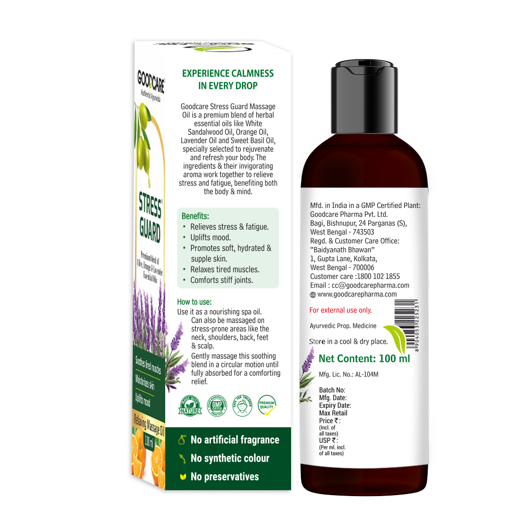 Stress Guard Massage Oil - 100ml