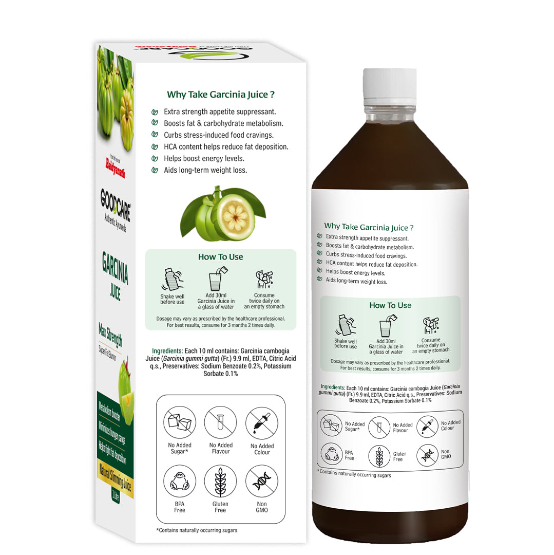 Goodcare Garcinia Juice – Natural Weight Management & Appetite Control - 1 L