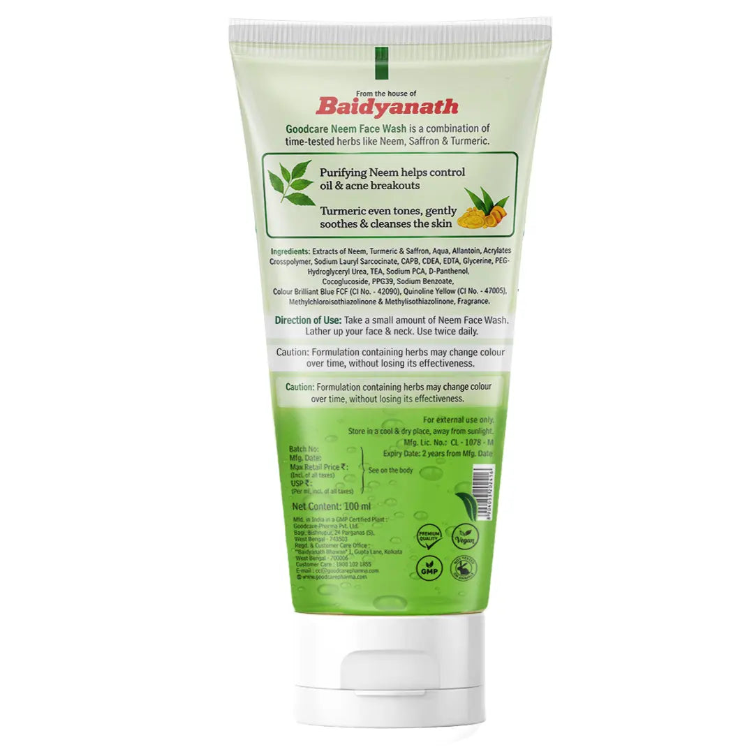 Goodcare Neem Facewash - 100 ml