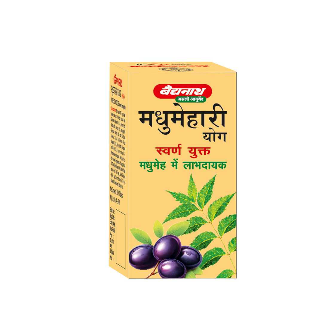 Madhumehari Yog With Gold- Effective In Managing Blood Sugar - 30 Tablets