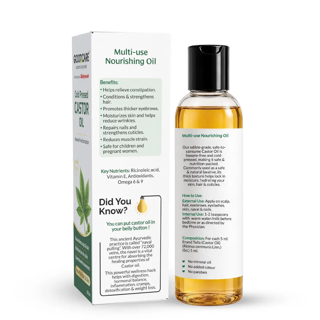 Goodcare Natural Premium Cold Pressed Castor Oil