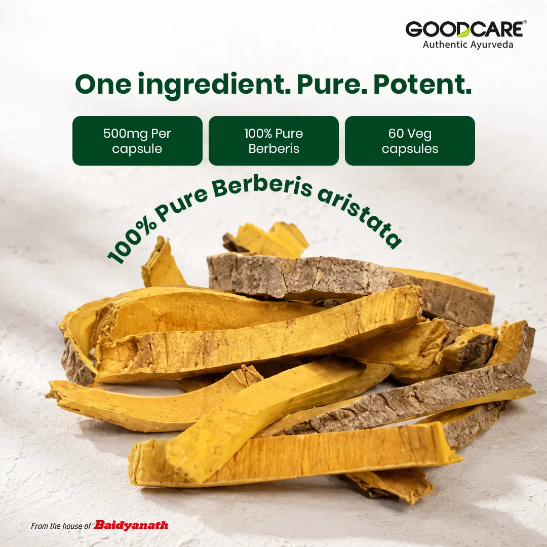 Goodcare Berberine 60 Capsules – Natural Support for Blood Sugar, Cholesterol & Metabolic Health