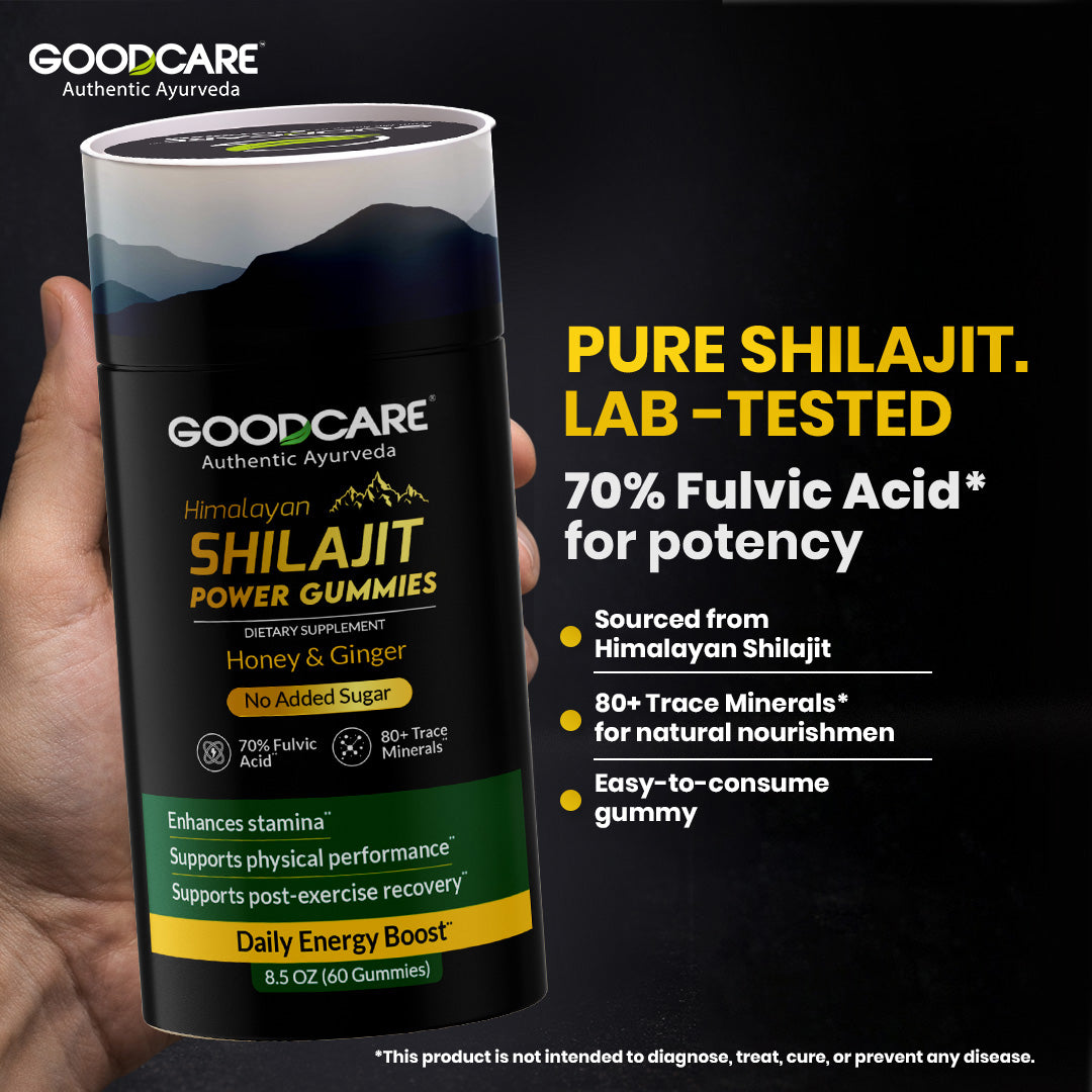 Baidyanath Goodcare Shilajit Power Gummies 60 – Energy, Stamina & Daily Wellness