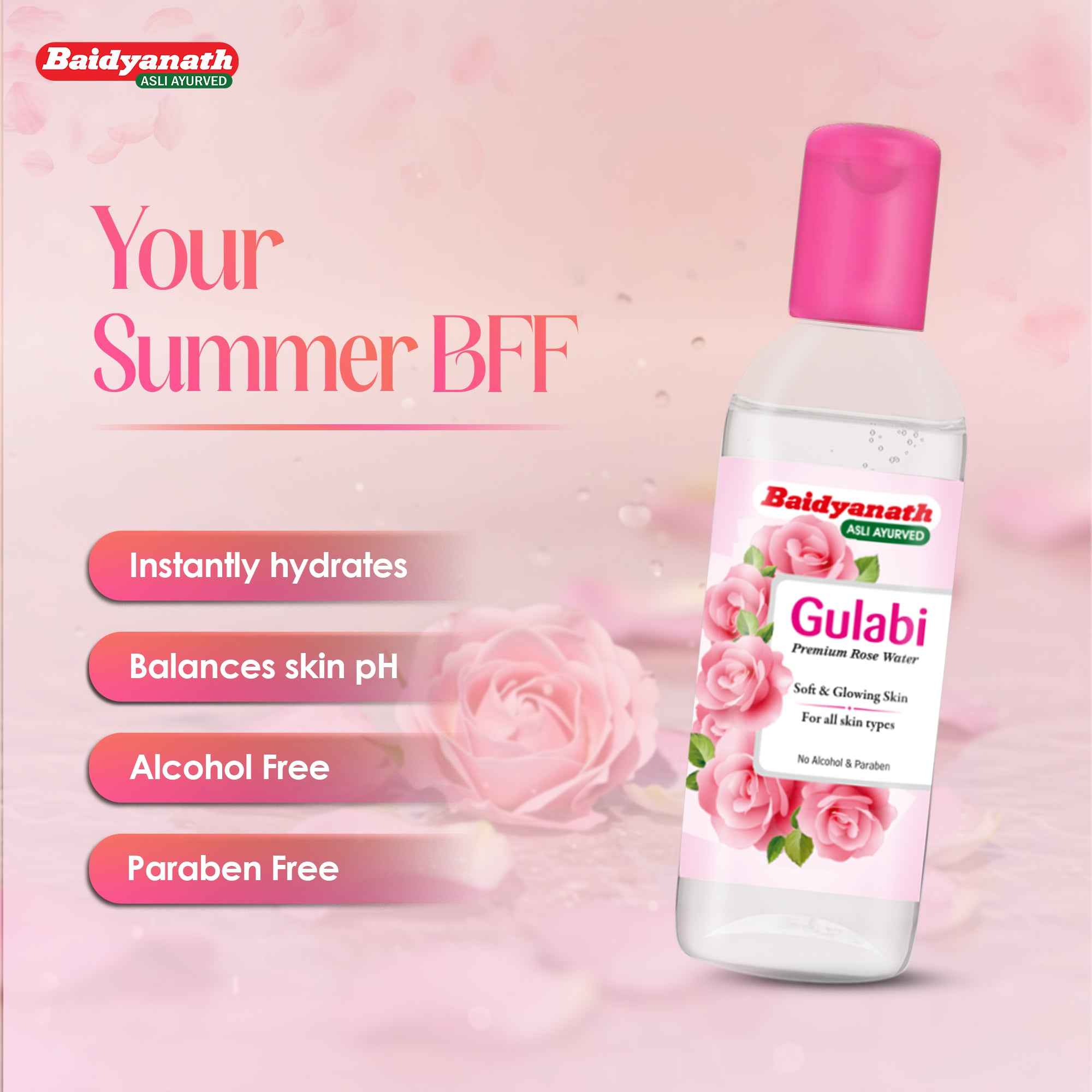 Baidyanath Gulabi Rose Water
