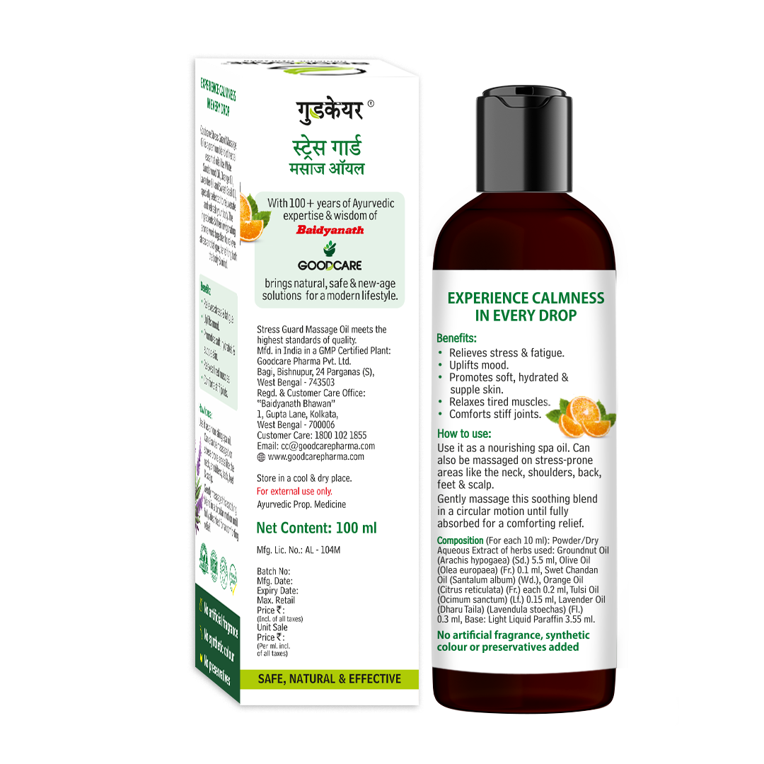 Stress Guard Massage Oil - 100ml