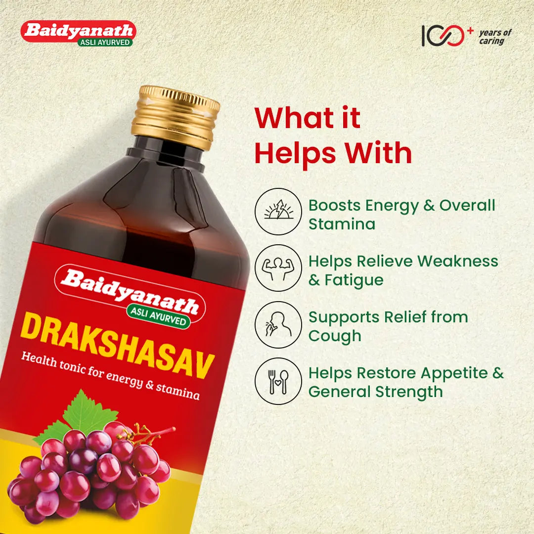 Baidyanath Drakshasava - 450 ml liquid