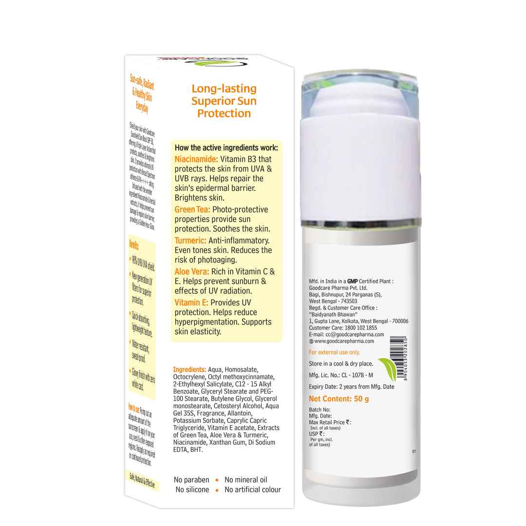 Goodcare Sun Block Sunscreen With SPF 50 PA ++++ (50 gm)