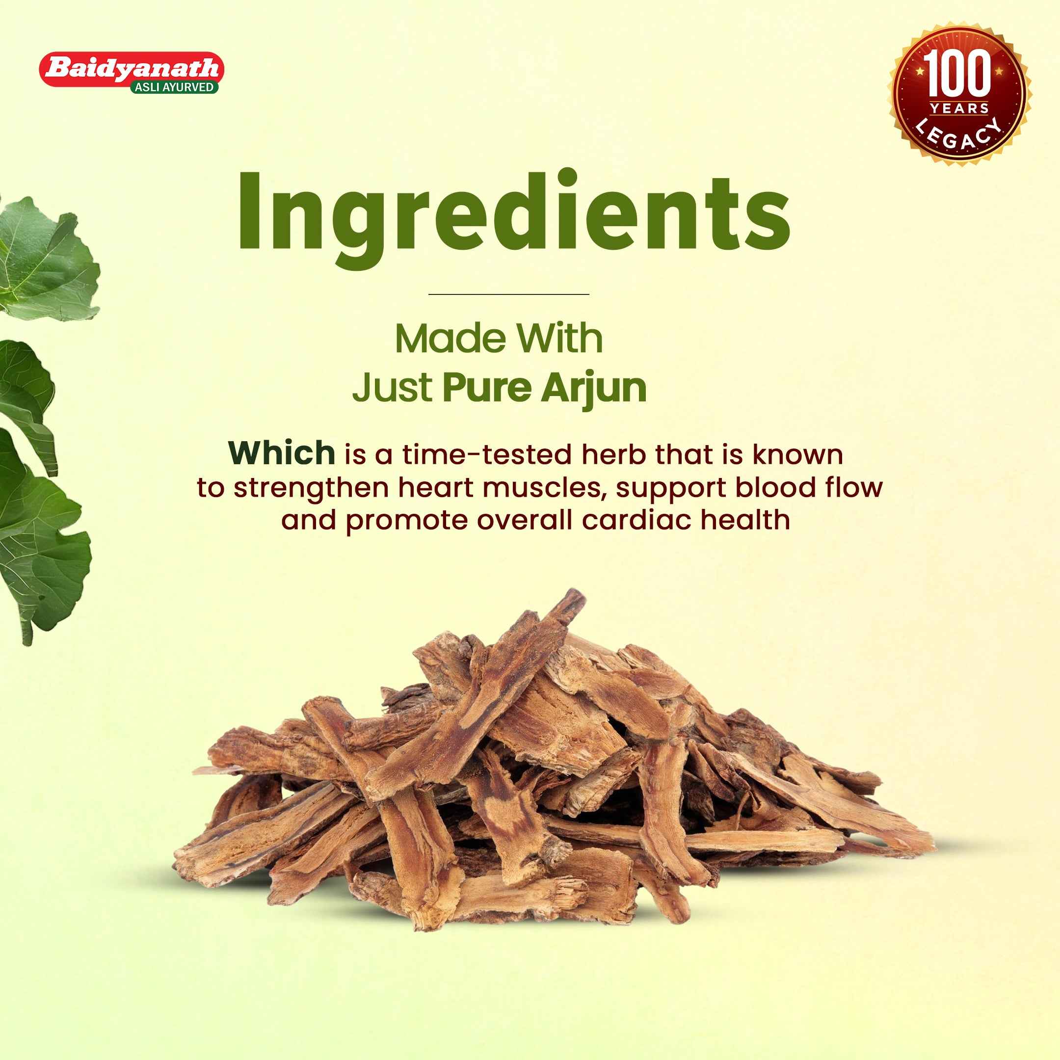 Baidyanath Arjun 60 Tablet For Healthy Heart Functions