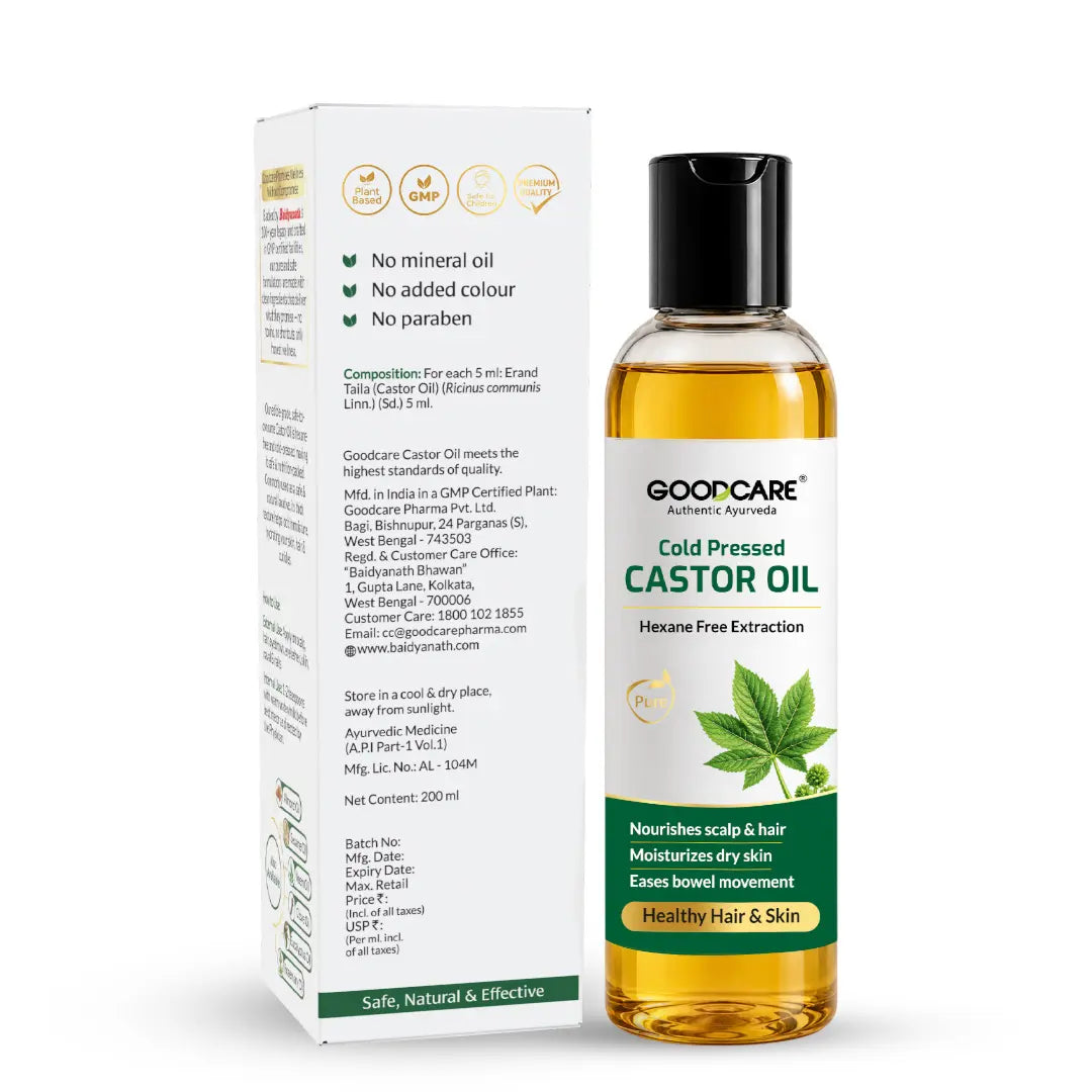Goodcare Natural Premium Cold Pressed Castor Oil