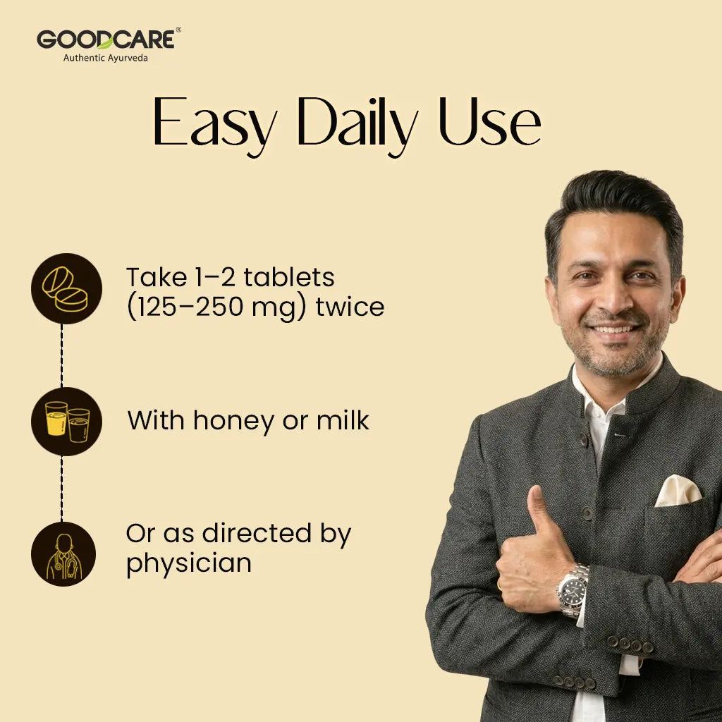 Goodcare Basant Malti Ras | (With Gold & Pearl)-10 Tab