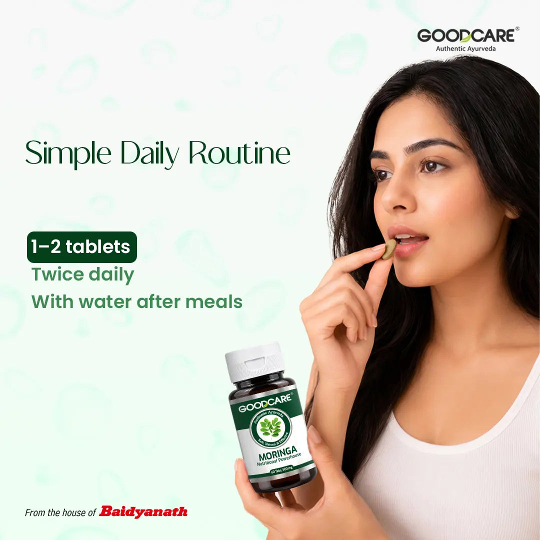 Goodcare Moringa 60 Tablets For Boosting Energy, Immunity and Metabolism