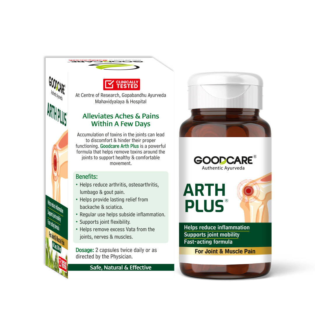 Goodcare Arth Plus – Fast-Acting Relief for Joint & Muscle Pain - 60 Capsules