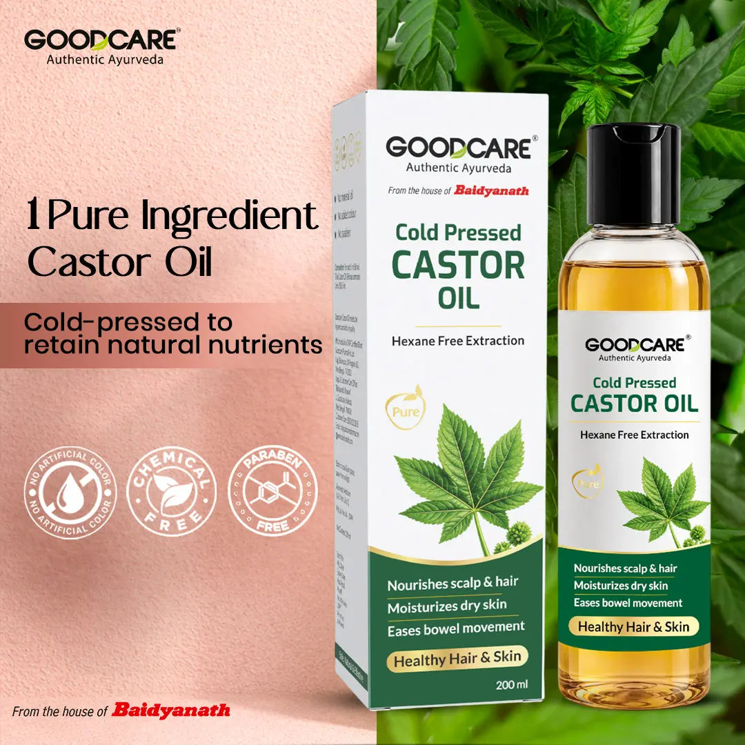 Goodcare Natural Premium Cold Pressed Castor Oil